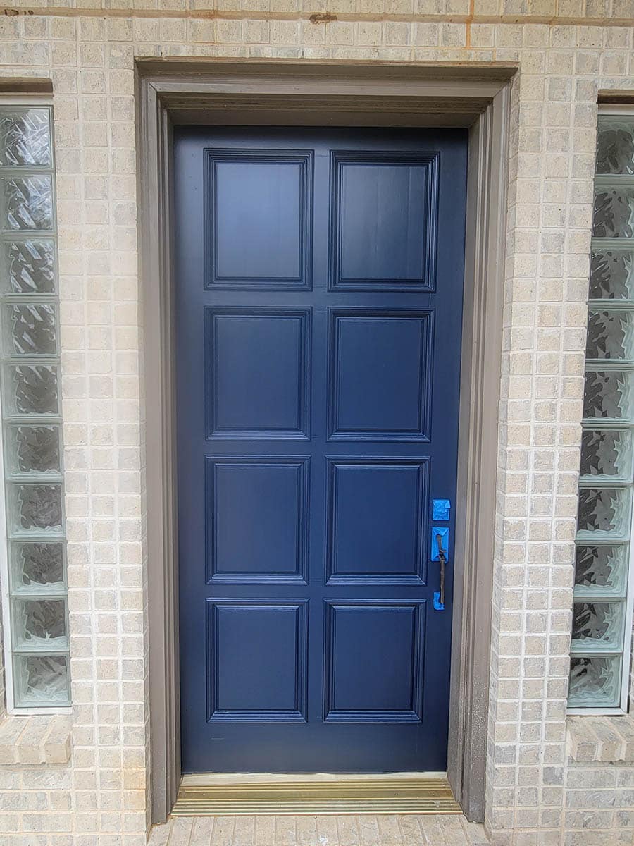 Image of exterior door painting services by Bear Creek Painting