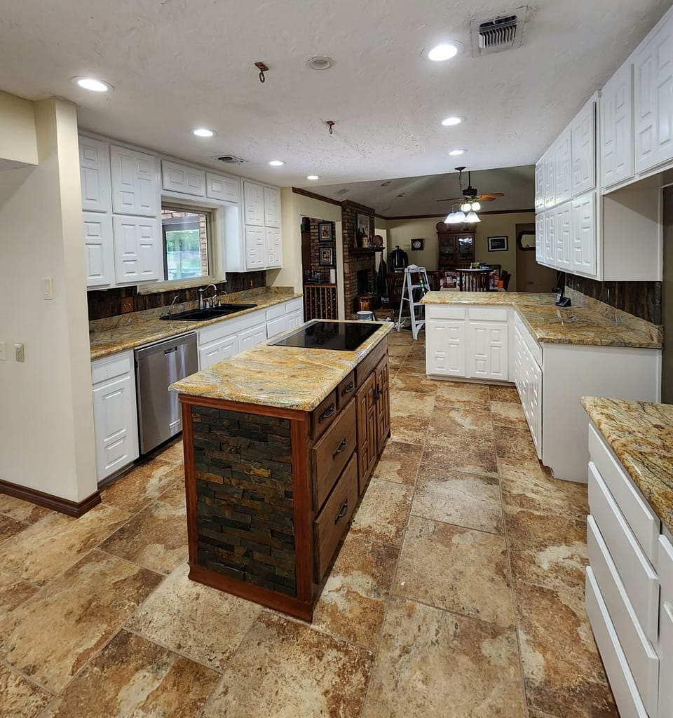 Photo of kitchen cabinet painting by Bear Creek Painting