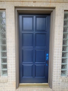 Image of exterior door painting services by Bear Creek Painting